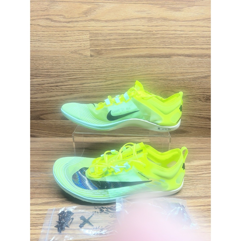 Nike Zoom Victory 5 XC Distance Running Spikes Volt AJ0847-702 Men Size 11 - Picture 5 of 12